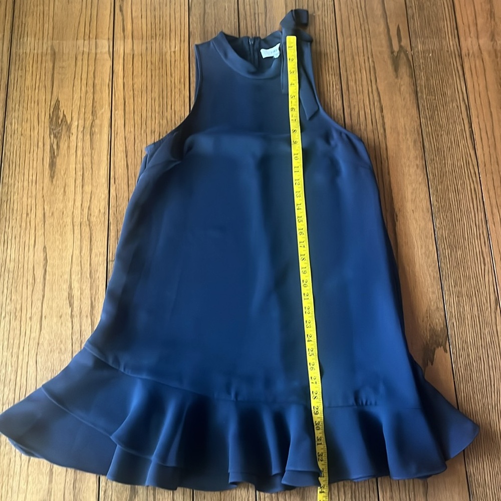 Likely Navy Ruffle Cocktail Dress - Picture 8 of 10
